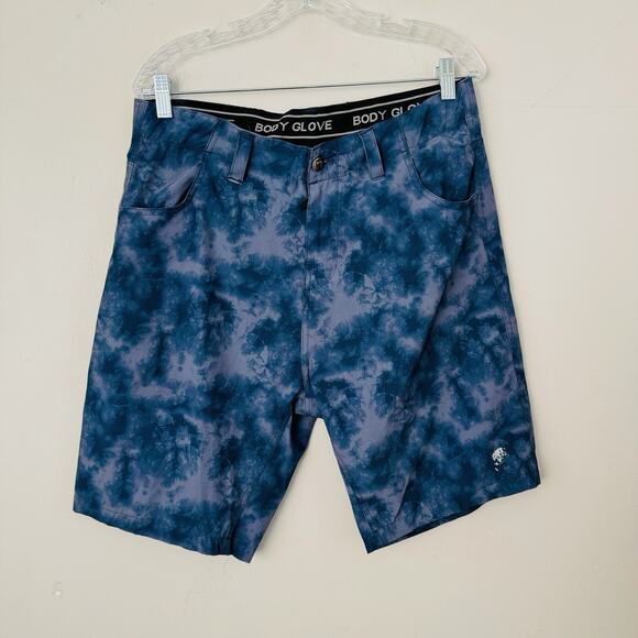 Body Glove Blue Tie Dye Board Shorts Men’s Size 32 - Picture 1 of 7